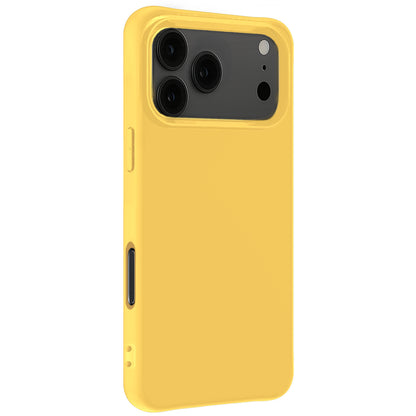 iPhone 17 Pro Hoesje Siliconen Backcover Lichtgewicht - Geel