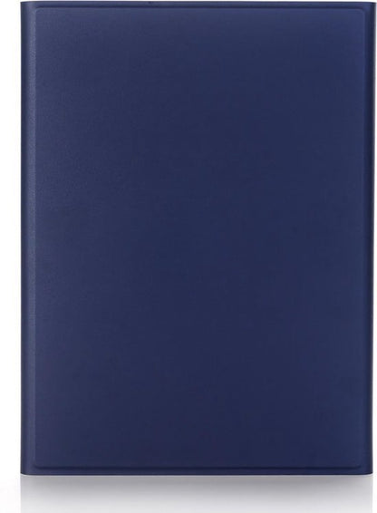 iPad 10.2 2019 Hoesje Toetsenbord Case Kunstleer - Donkerblauw