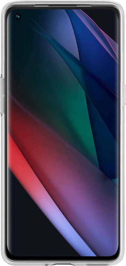 OPPO Find X3 Neo Hoesje Siliconen Backcover Lichtgewicht - Transparant