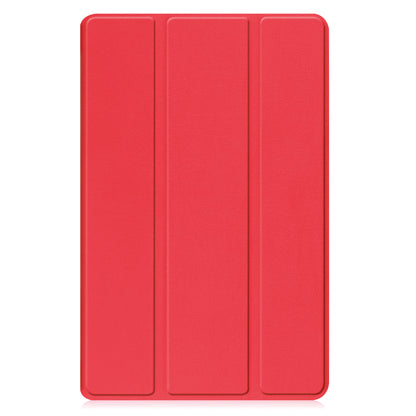 Samsung Galaxy Tab A9 Trifold Bookcase Hoes - Rood