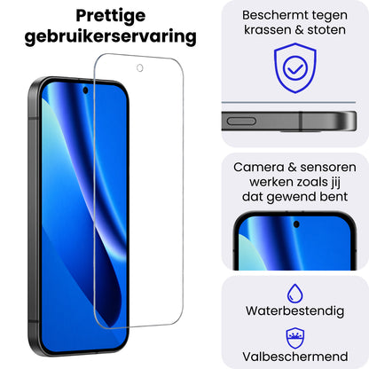 Google Pixel 10a Screenprotector Gehard Glas - Anti-kras