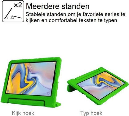 iPad 2/3/4 Kinderhoes Shockabsorberend Foam - Groen