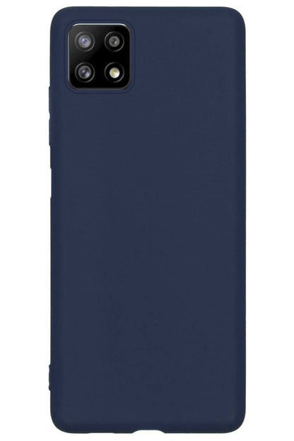 Samsung M22 Hoesje Siliconen Backcover Lichtgewicht - Donkerblauw