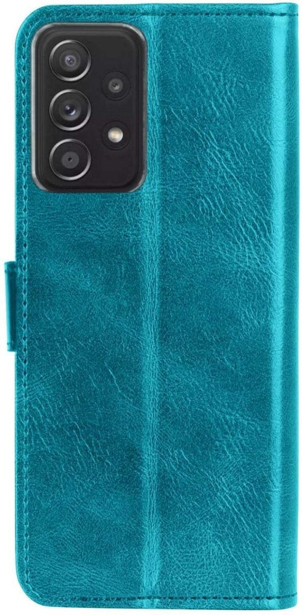 Samsung A72 5G Hoesje Book Case Kunstleer - Turquoise