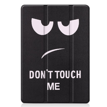 iPad 10.2 2021 Trifold Bookcase Hoes - Don't Touch Me