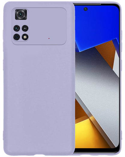 Xiaomi Poco X4 Pro 5G Hoesje Siliconen - Lila