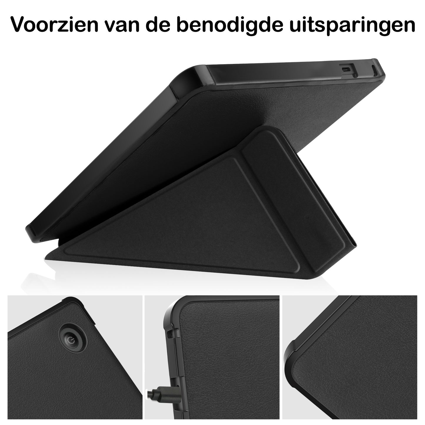 Kobo Libra 2 Trifold Hoesje - Zwart