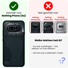 Nothing Phone 4a Screenprotector Gehard Glas - Anti-kras