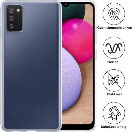 Samsung A02s Hoesje Siliconen - Transparant