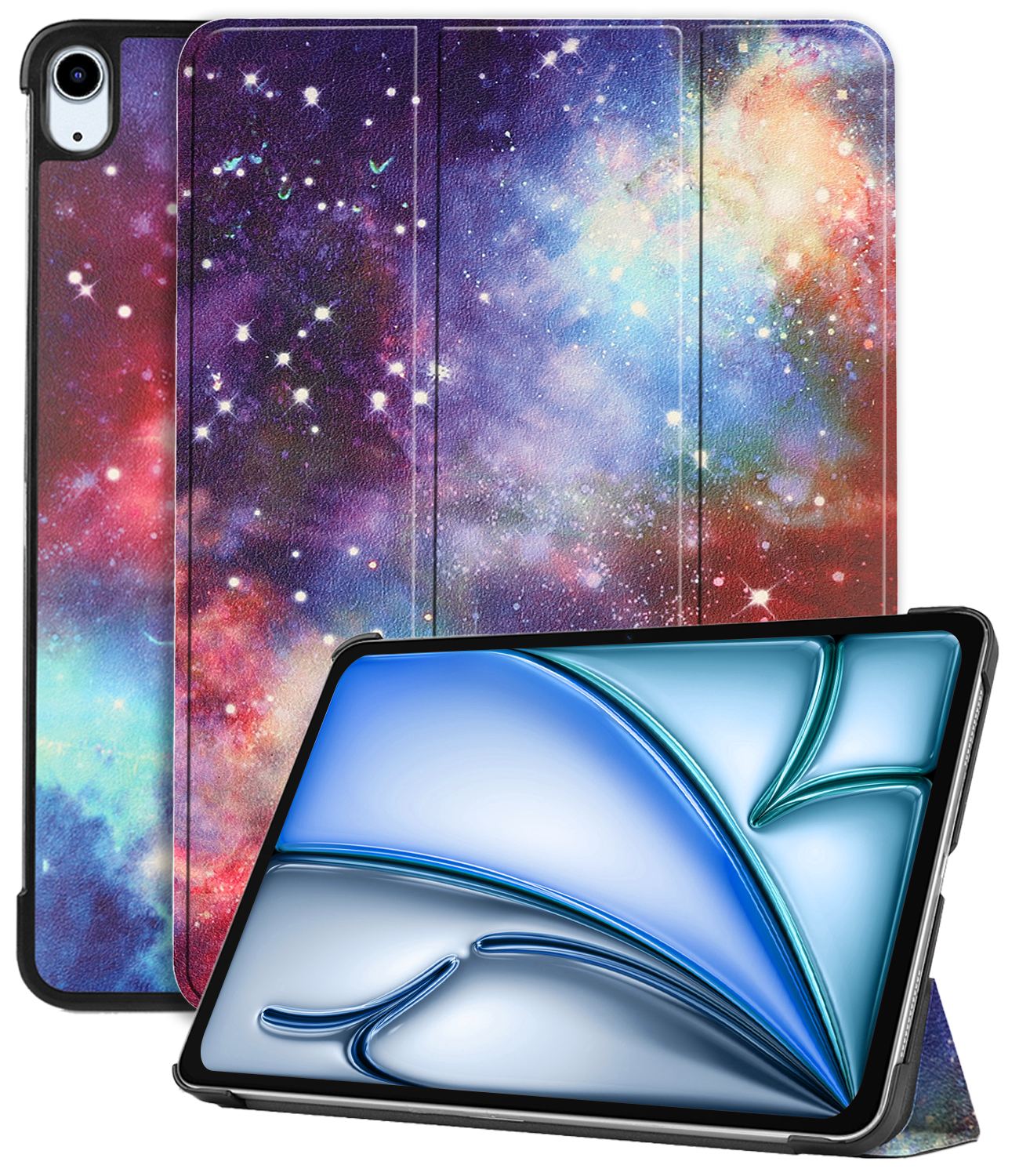 iPad Air 2024 (11 inch) Hoesje Book Case - Galaxy