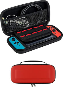 Nintendo Switch Hard Cover Hoes met Spellen ruimte - Rood