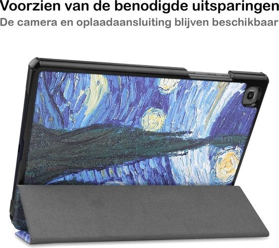 Samsung Galaxy Tab A7 Hoesje Book Case - Sterrenhemel