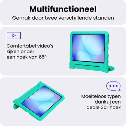 Samsung Galaxy Tab A11 Kinderhoes Shockabsorberend Foam - Turquoise