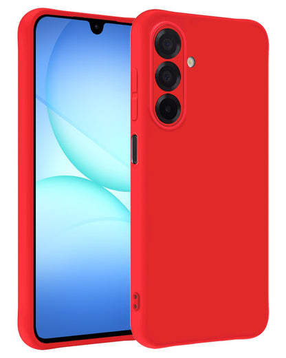 Samsung A17 Hoesje Siliconen Backcover Lichtgewicht - Rood
