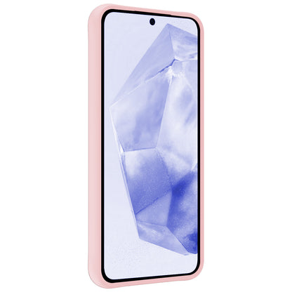 Samsung A35 Hoesje Siliconen Backcover Lichtgewicht - Lichtroze