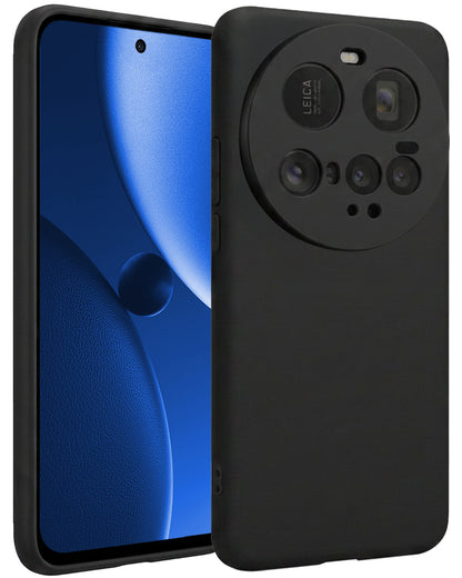 Xiaomi 15 Ultra Hoesje Siliconen Backcover Lichtgewicht - Zwart