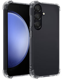 Samsung S23 FE Hoesje Shockproof Backcover Siliconen - Transparant