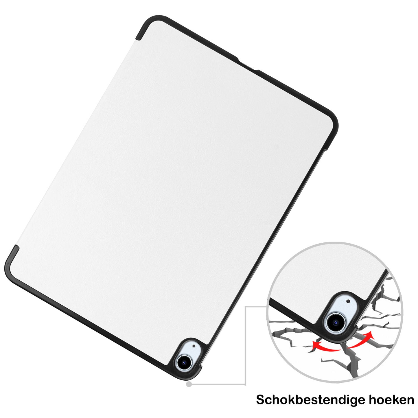 iPad Air 2022 Hoesje Book Case - Wit