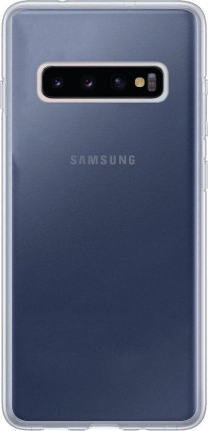 Samsung S10 Hoesje Siliconen - Transparant