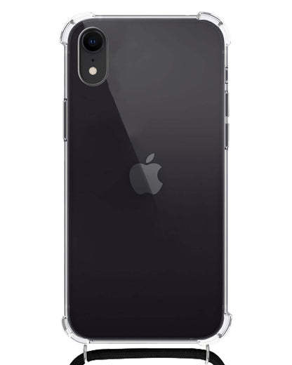 iPhone XR Hoesje met Koord Backcover Shockproof - Transparant