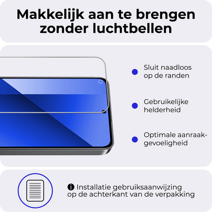 Xiaomi Redmi Note 13 4G Screenprotector Gehard Glas - Anti-kras