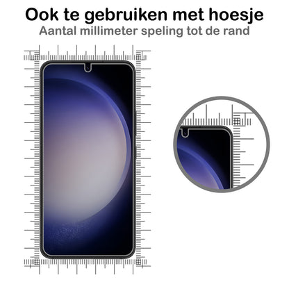 Samsung S23 Screenprotector Gehard Glas - Anti-kras