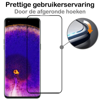 OPPO Find X5 Pro Screenprotector Gehard Glas - Anti-kras