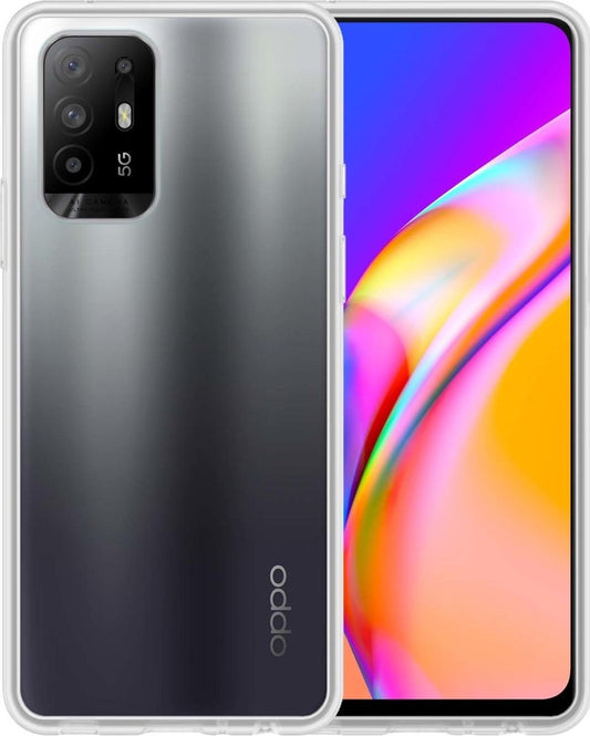 OPPO A94 5G Hoesje Siliconen - Transparant