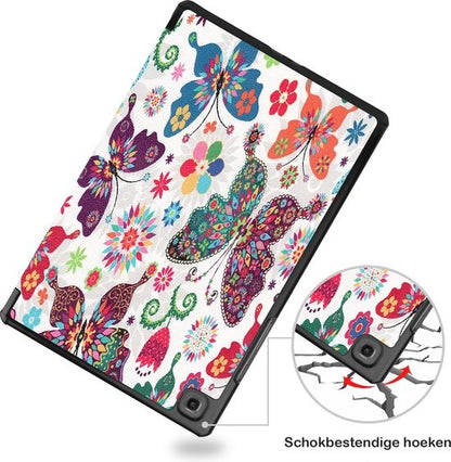 Samsung Galaxy Tab A7 Hoesje Book Case - Vlinders