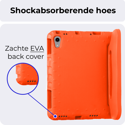 iPad Mini 7 Kinderhoes Shockabsorberend Foam - Oranje