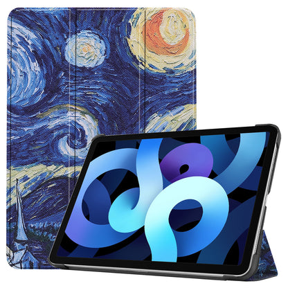 iPad Air 2022 Trifold Bookcase Hoes - Sterrenhemel