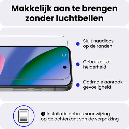 Google Pixel 11 Screenprotector Gehard Glas - Anti-kras