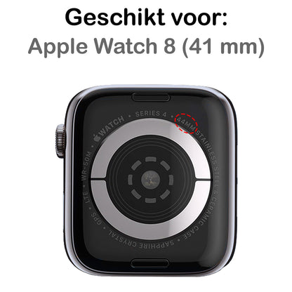 Polsbandje Met Magneetsluiting Geschikt voor Apple Watch 8 41 mm Bandje Milanees - Rose Goud