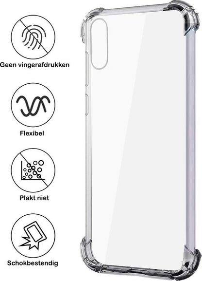 Samsung A70 Hoesje Shockproof Backcover Siliconen - Transparant
