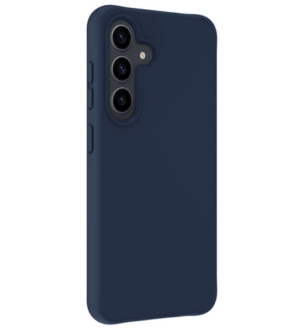 Samsung S23 FE Hoesje Siliconen Backcover Lichtgewicht - Donkerblauw