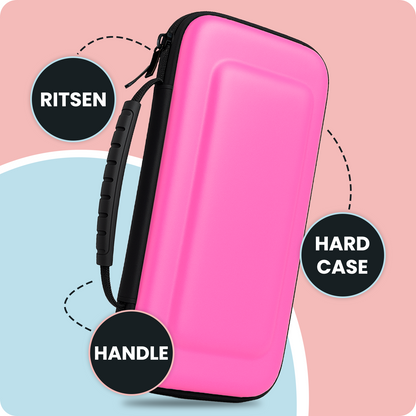 Nintendo Switch 2 Hard Cover Hoes met Spellen ruimte - Roze