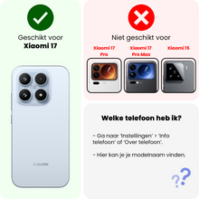 Xiaomi 17 Screenprotector Gehard Glas - Anti-kras