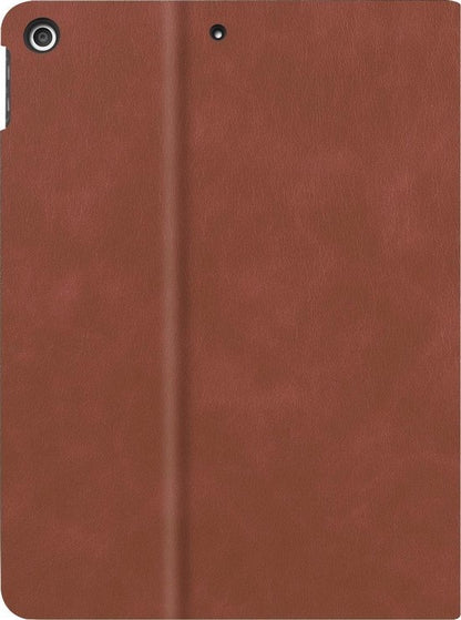 iPad 10.2 2020 Trifold Bookcase Luxe Hoes - Bruin