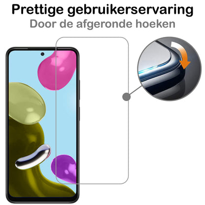 Xiaomi Redmi Note 11 Pro Screenprotector Gehard Glas - Anti-kras