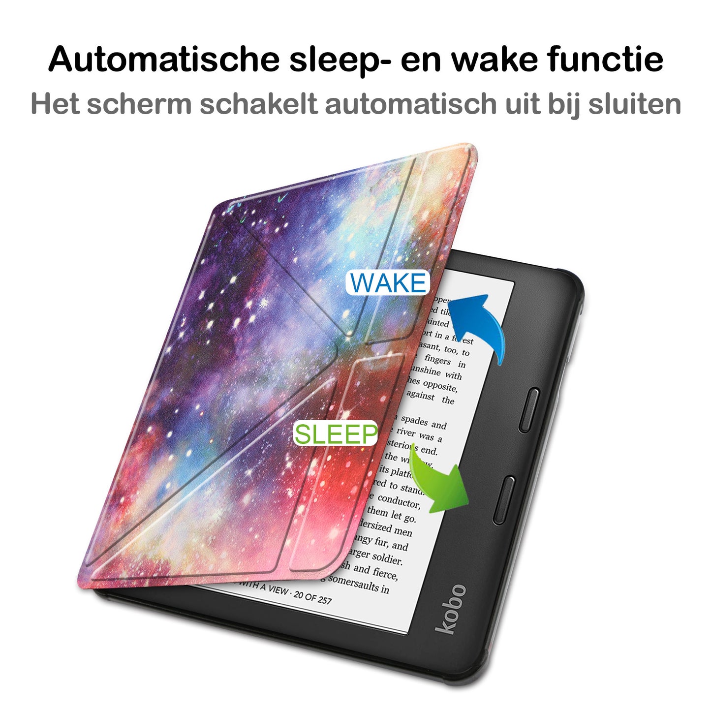 Kobo Sage Trifold Hoesje - Galaxy