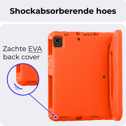 iPad Air 2024 / 2025 (11 inch) Kinderhoes Shockabsorberend Foam - Oranje