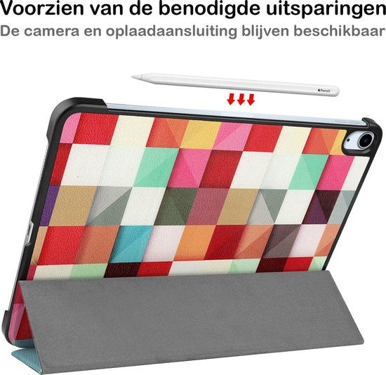 iPad Air 2020 Hoesje Book Case - Blokken