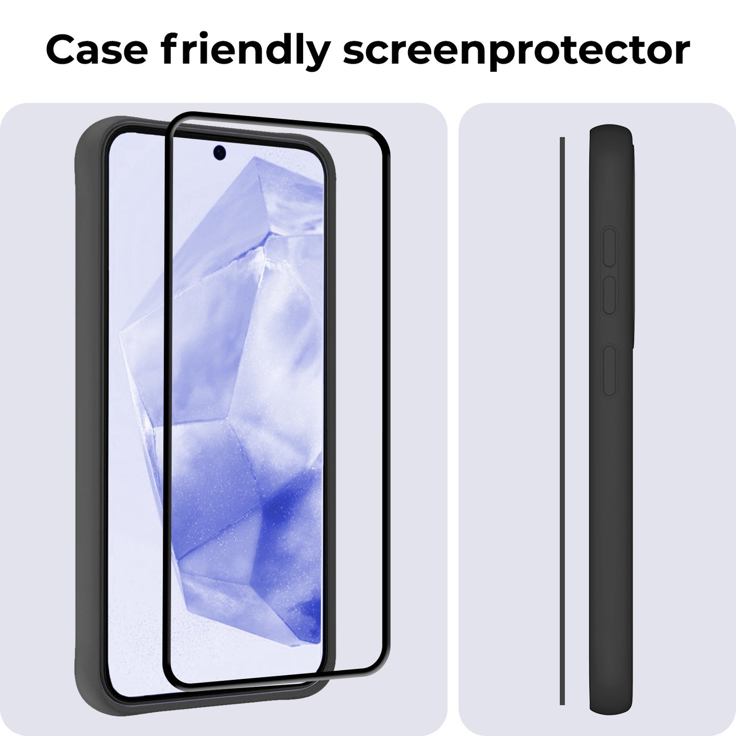 Samsung A35 Screenprotector Full Cover Tempered Glass