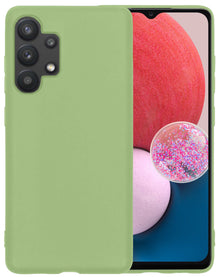 Samsung A13 4G Hoesje Siliconen Backcover Lichtgewicht - Groen