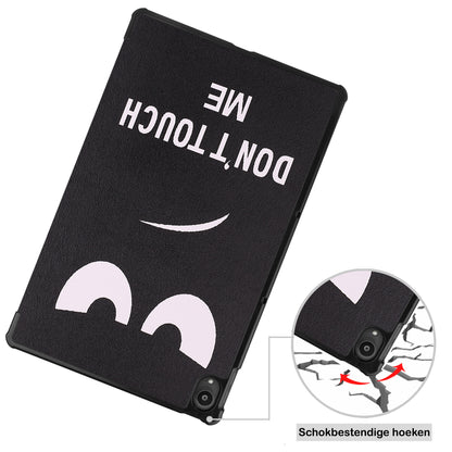 Lenovo Tab P11 Plus Trifold Bookcase Hoes - Don't Touch Me