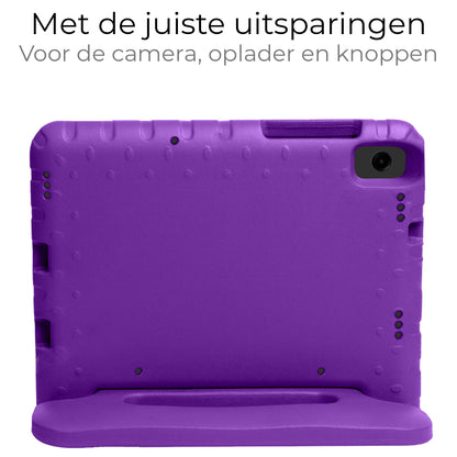 Samsung Galaxy Tab A9 Kinderhoes Shockabsorberend Foam - Paars
