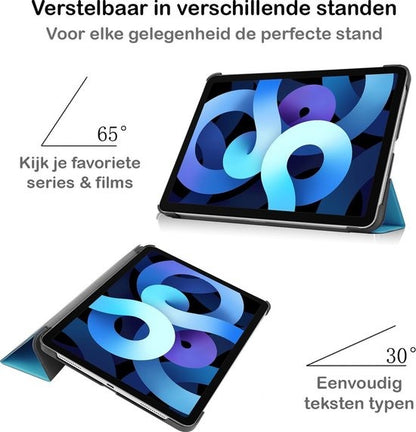 iPad Air 2020 Hoesje Book Case - Lichtblauw