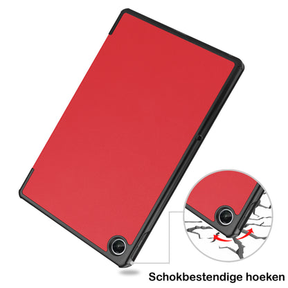 Lenovo Tab M10 Plus 3rd Gen Hoesje Book Case - Rood