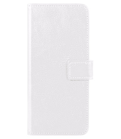 Samsung S21 FE Hoesje Book Case Kunstleer - Wit