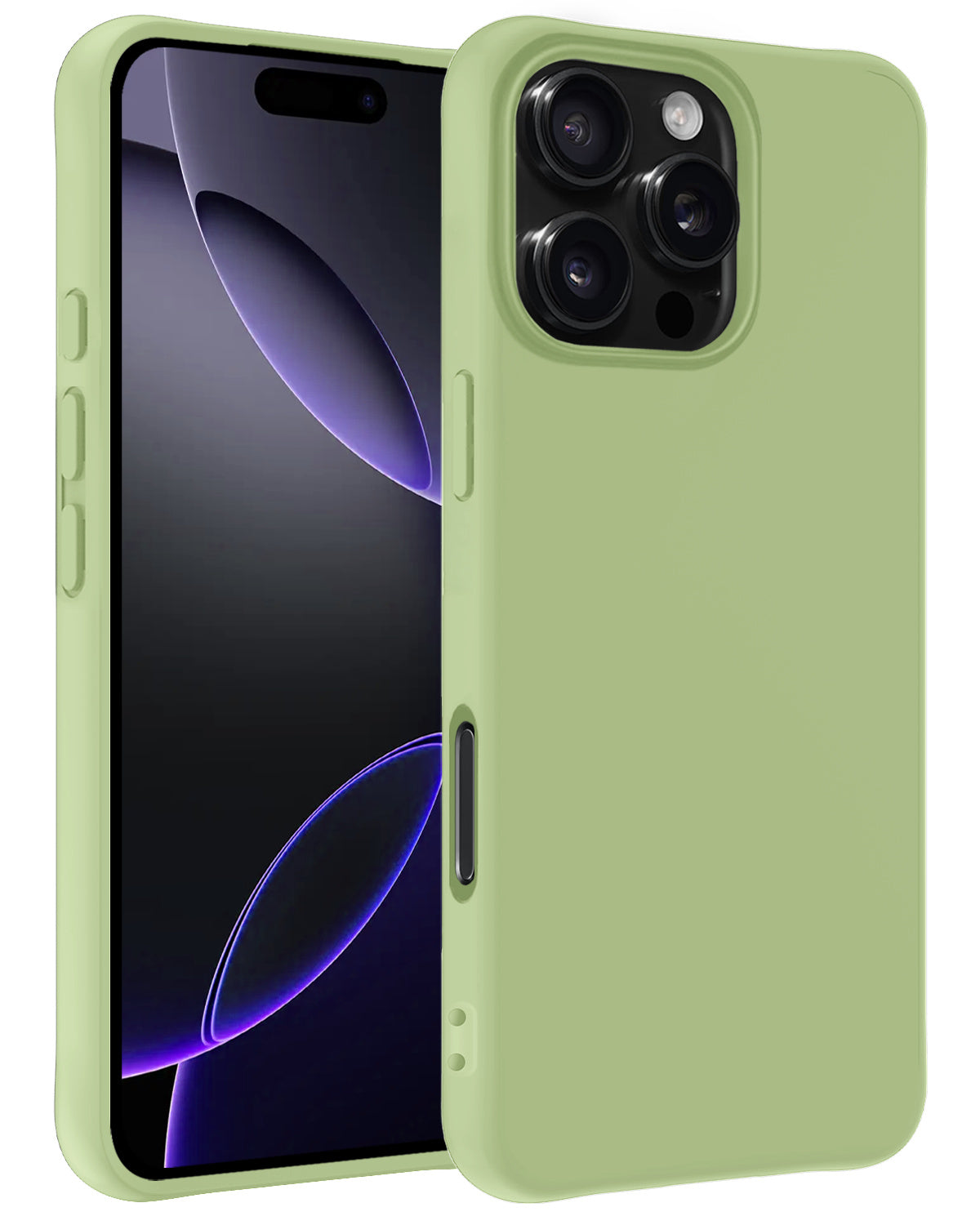 iPhone 16 Pro Hoesje Siliconen - Groen